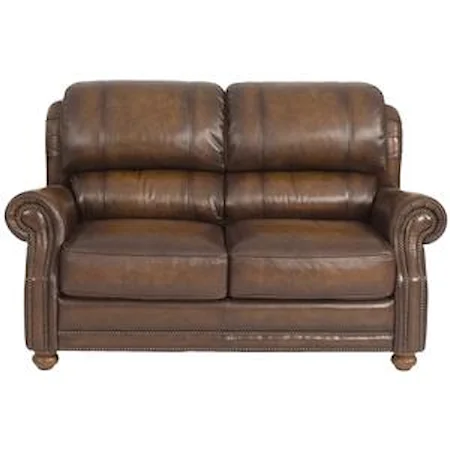 Traditional Loveseat with Bun Feet